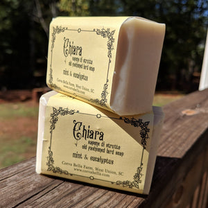 CHIARA lard soap - Mint & Eucalyptus