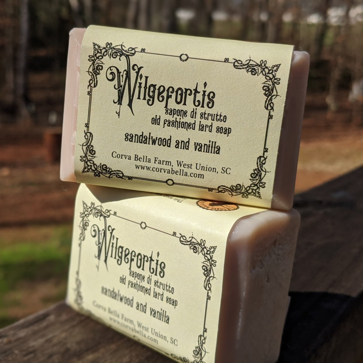 WILGEFORTIS lard soap - Sandalwood & Vanilla