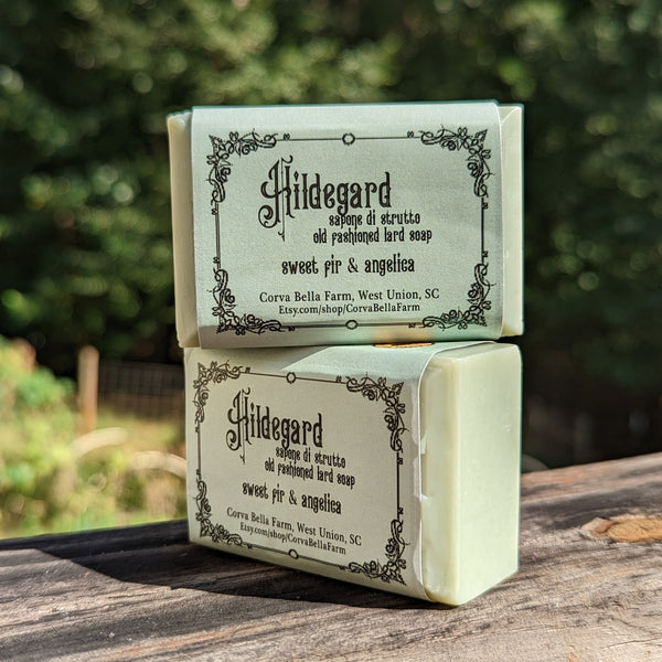 HILDEGARD lard soap - Sweet Fir & Angelica Flower